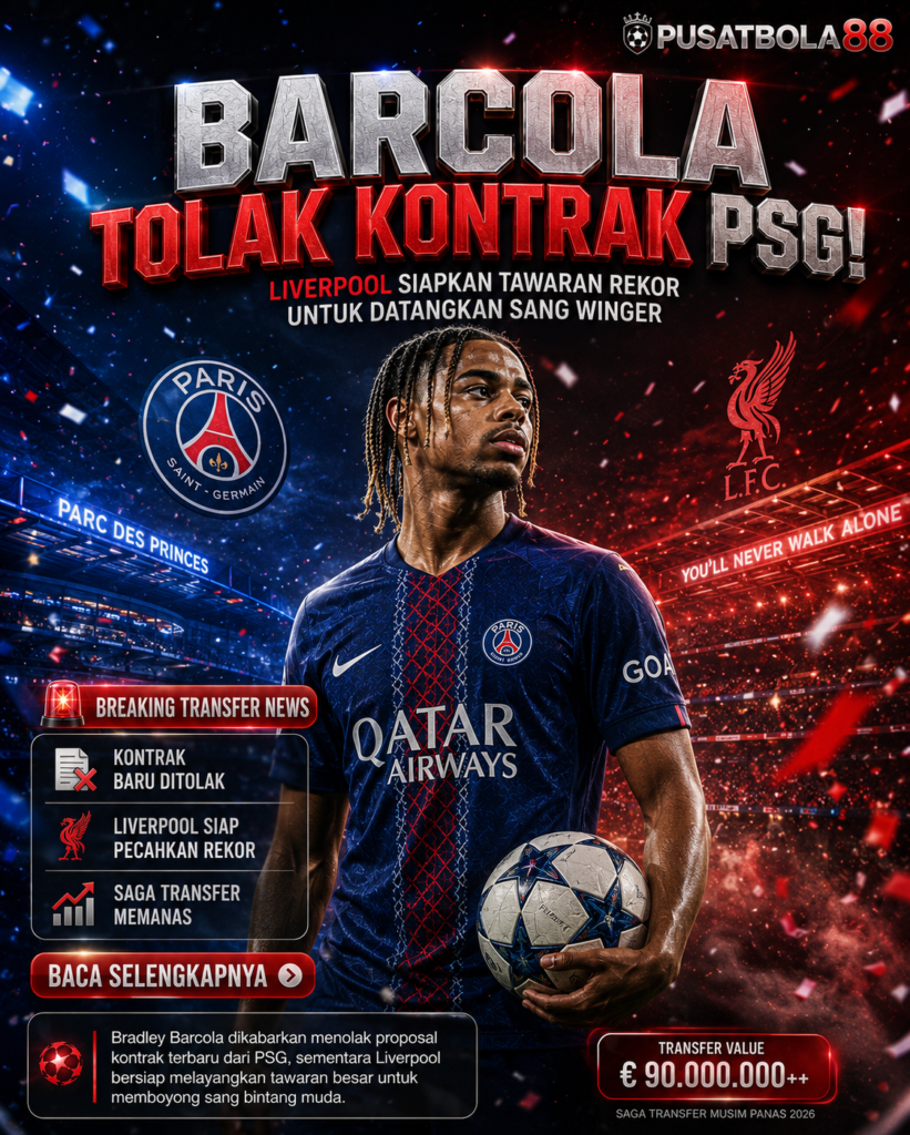 Bradley Barcola Tolak Kontrak PSG, Liverpool Siapkan Tawaran Rekor 1fabdf7f 268b 415a 8772 a1259afc489e